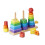 Melissa & Doug Melissa & Doug Geometric Stacker - Wooden Educational Toy 1