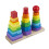 Melissa & Doug Melissa & Doug Geometric Stacker - Wooden Educational Toy 3