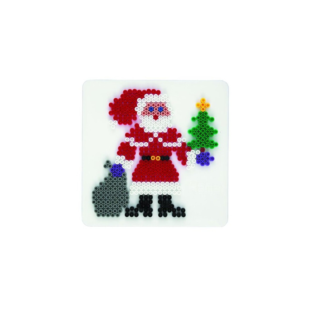 Hama 284 Pegboard Santa Claus, White