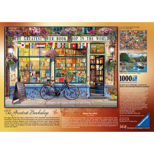 Ravensburger Ravensburger The Greatest Bookshop 1000pc Jigsaw Puzzle 2