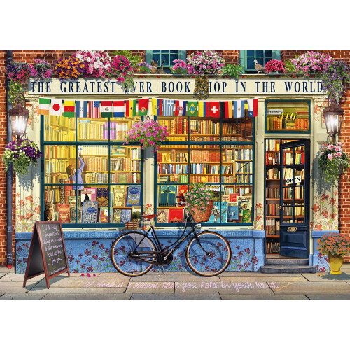 Ravensburger Ravensburger The Greatest Bookshop 1000pc Jigsaw Puzzle 1