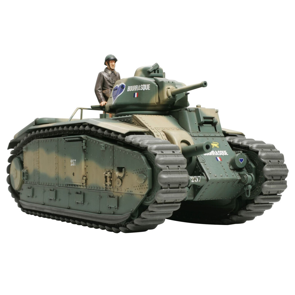 Tamiya 300035282 – 1: 35 WWII French Battle Tank B1 bis (1)