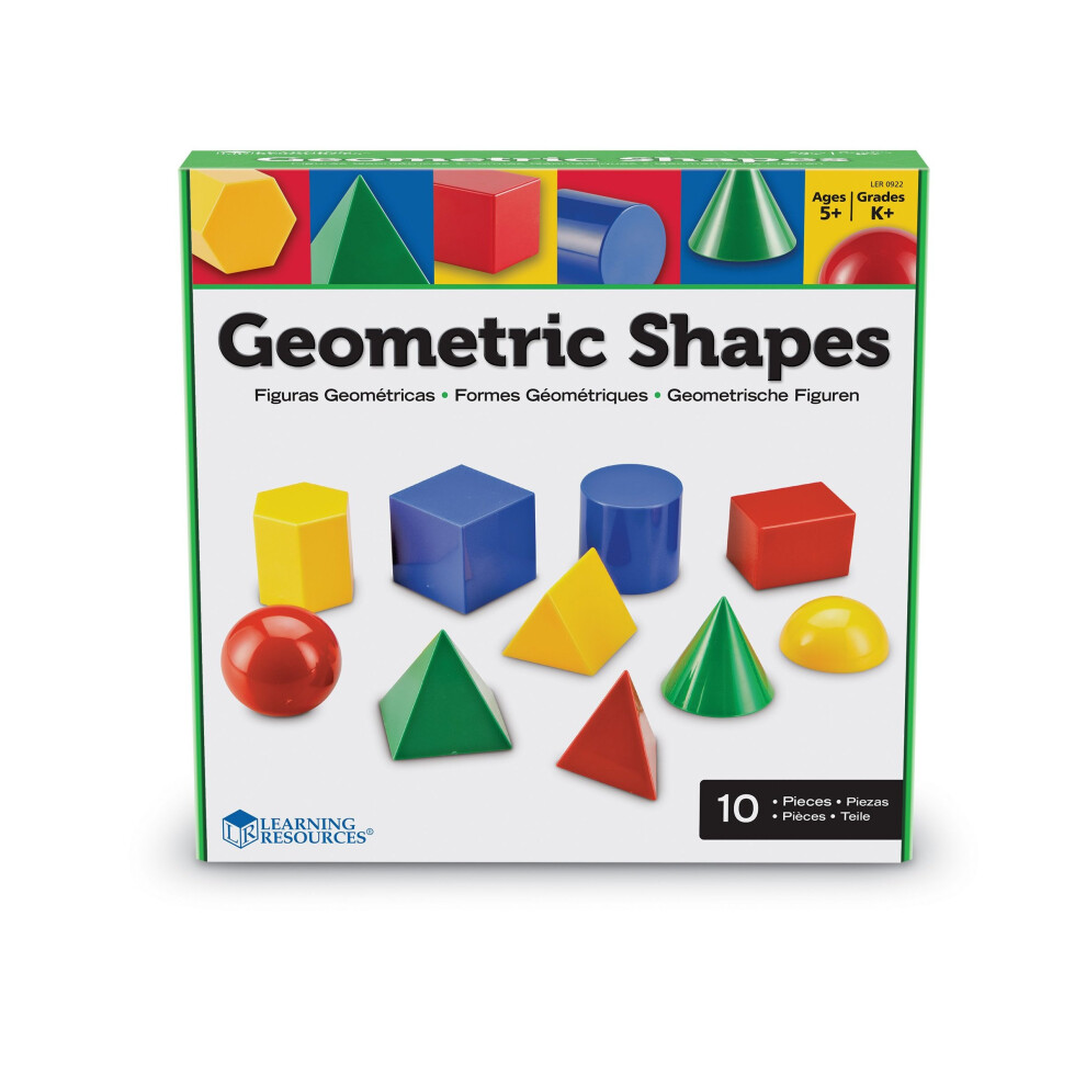 Learning Resources Large Geosolids Plastic Shapes