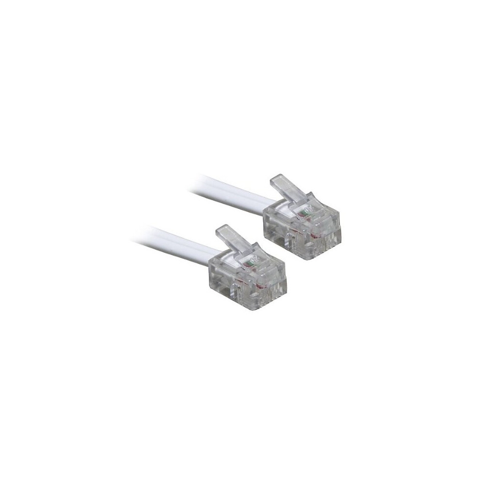 30M Rj11 Adsl Broadband Cable White 5060085462600
