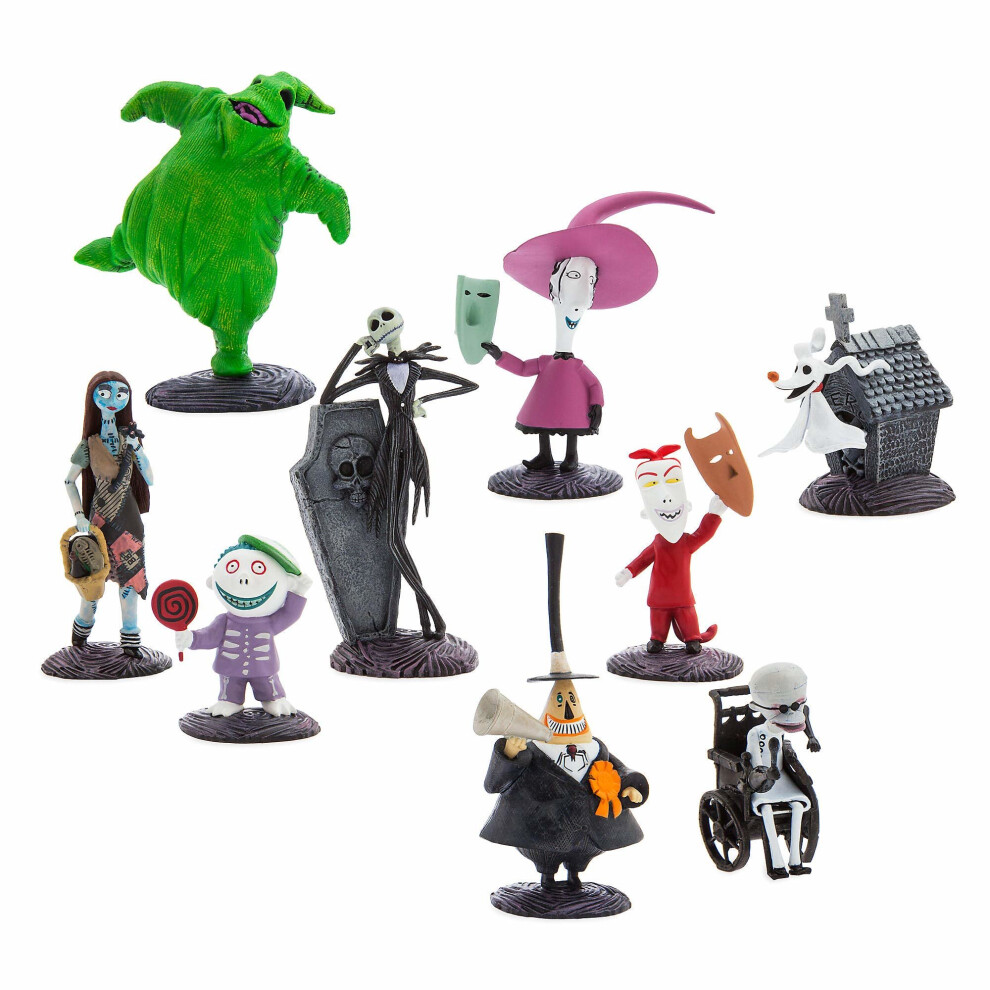 Disney Official Store The Nightmare Before Christmas Deluxe Figurine Figures Set