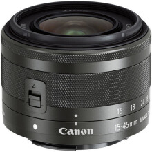 CANON EF-M 15-45mm F3.5-6.3 IS STM Schwarz (weiße Box)