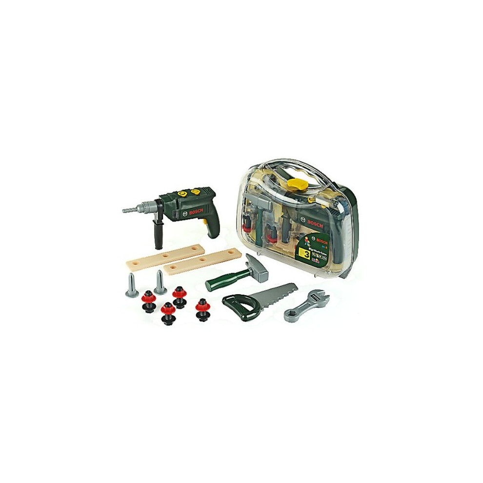 Theo Klein 8416  - Bosch Tool Case Transparent With Drill