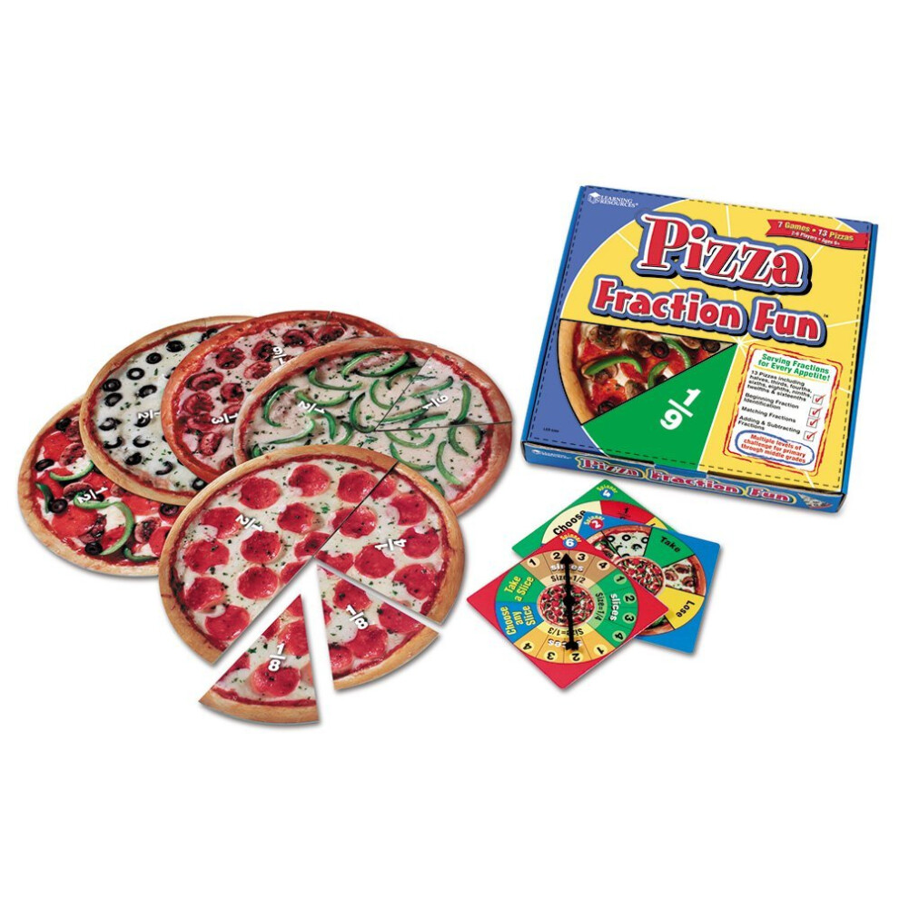 Learning Resources Pizza Fraction Fun Game