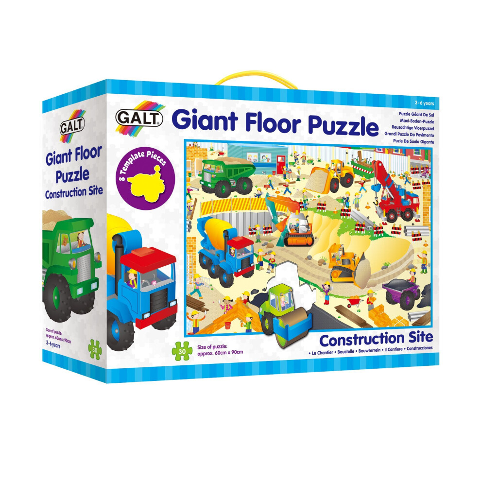 Galt Toys Giant Floor Puzzle Construction Site