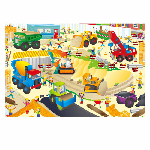 Galt Galt Toys Giant Floor Puzzle Construction Site 1