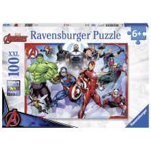 Avengers 100 brikkers puslespil. XXL tegningssamling