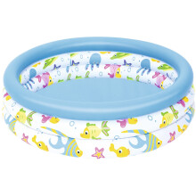 Piscina inflável Ocean Life - BESTWAY - 102 x 25 cm - Criança - Azul