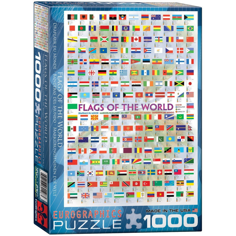 Eurographics Flags of the World Puzzle (1000 Pieces)