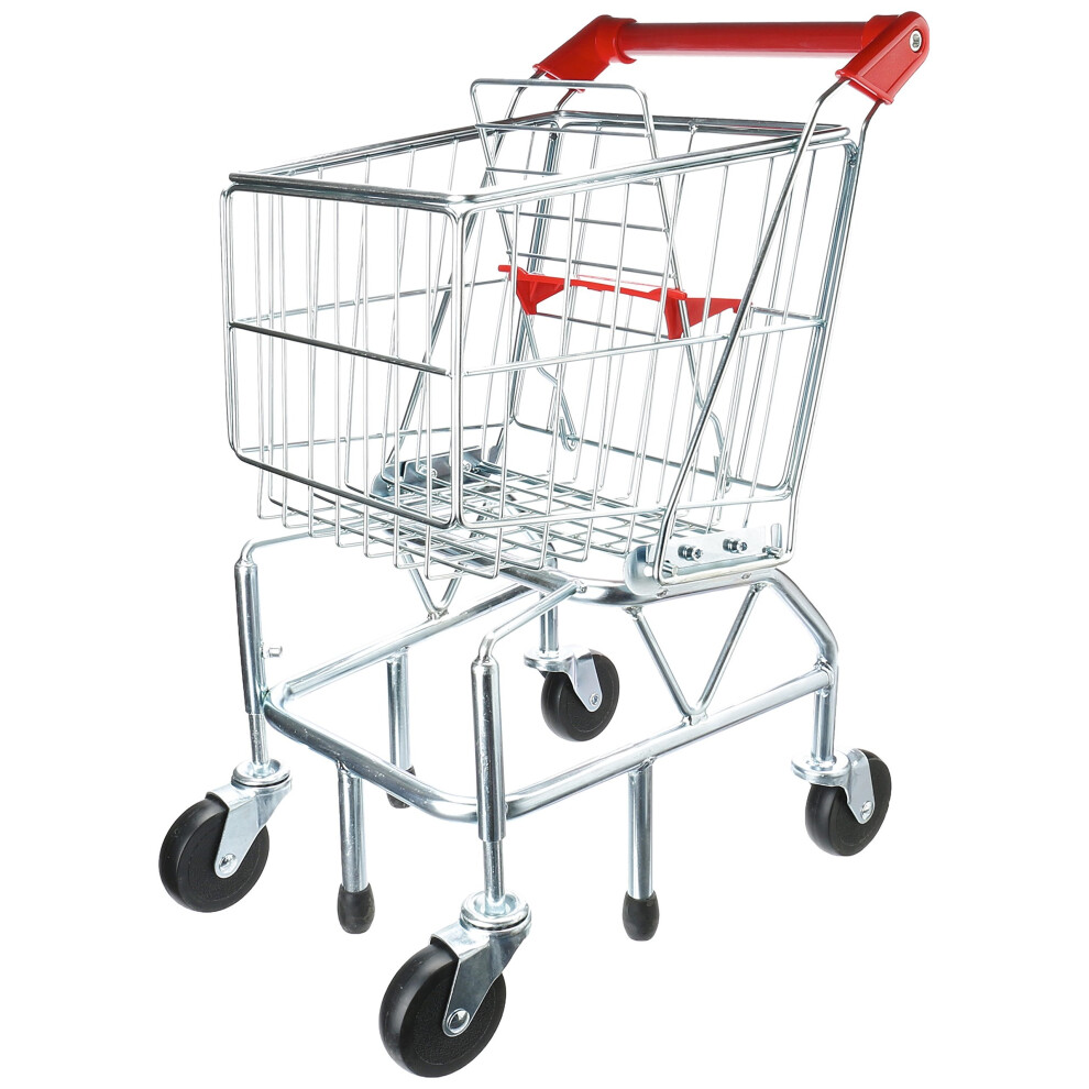 Melissa & Doug Toy Shopping Cart With Sturdy Metal Frame