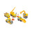 Le Toy Van Wooden Construction Vehicles Set 1