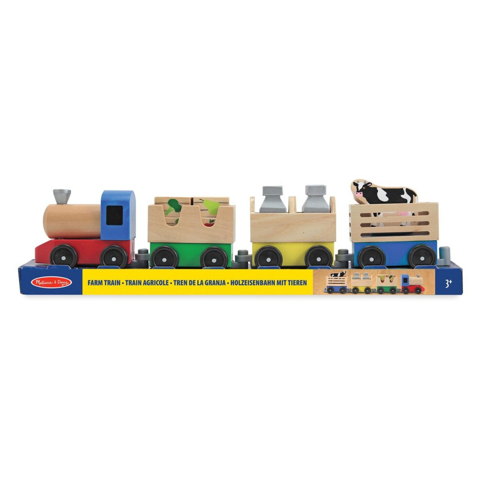 Melissa & Doug Wooden Farm Train