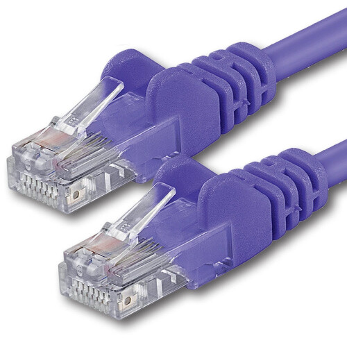 1aTTack CAT6 UTP Ethernet LAN Network Cable with 2x RJ45 5m - Purple