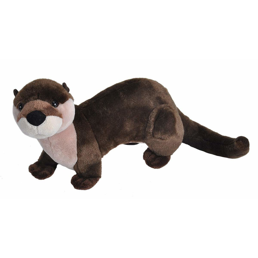 Wild Republic River Otter Plush Soft Toy Cuddlekins Cuddly Toys Gifts for Kids 30cm on OnBuy