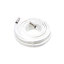 Smedz 5 m Fully Assembled Digital TV Aerial Cable Extension Kit with Male - Male Connections - White