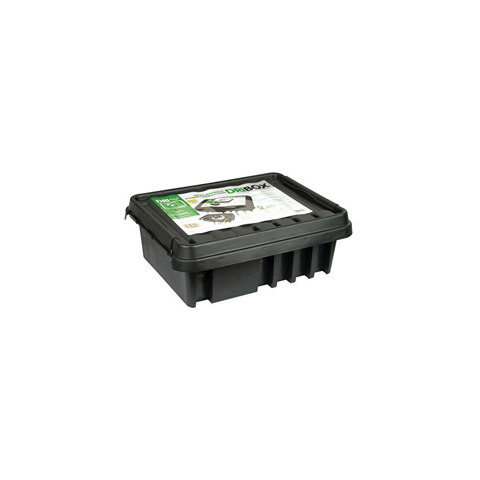 Dri-Box Fl-1859-330 Ip55 Weatherproof Box, Black, Large 758399198012