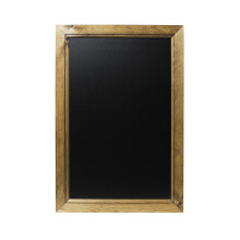 Chalkboards UK Framed Blackboard, Wood, Dark Oak, 48 x 36 x 2 cm