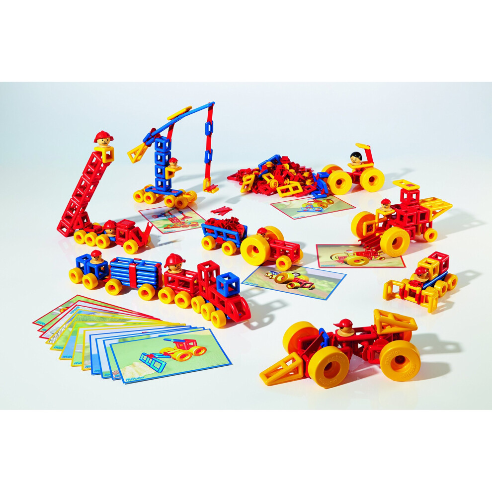 Plasticant Mobilo 330Â âÂ Construction Set 424Â Pieces II with 12Â large wheels and Building Instructions