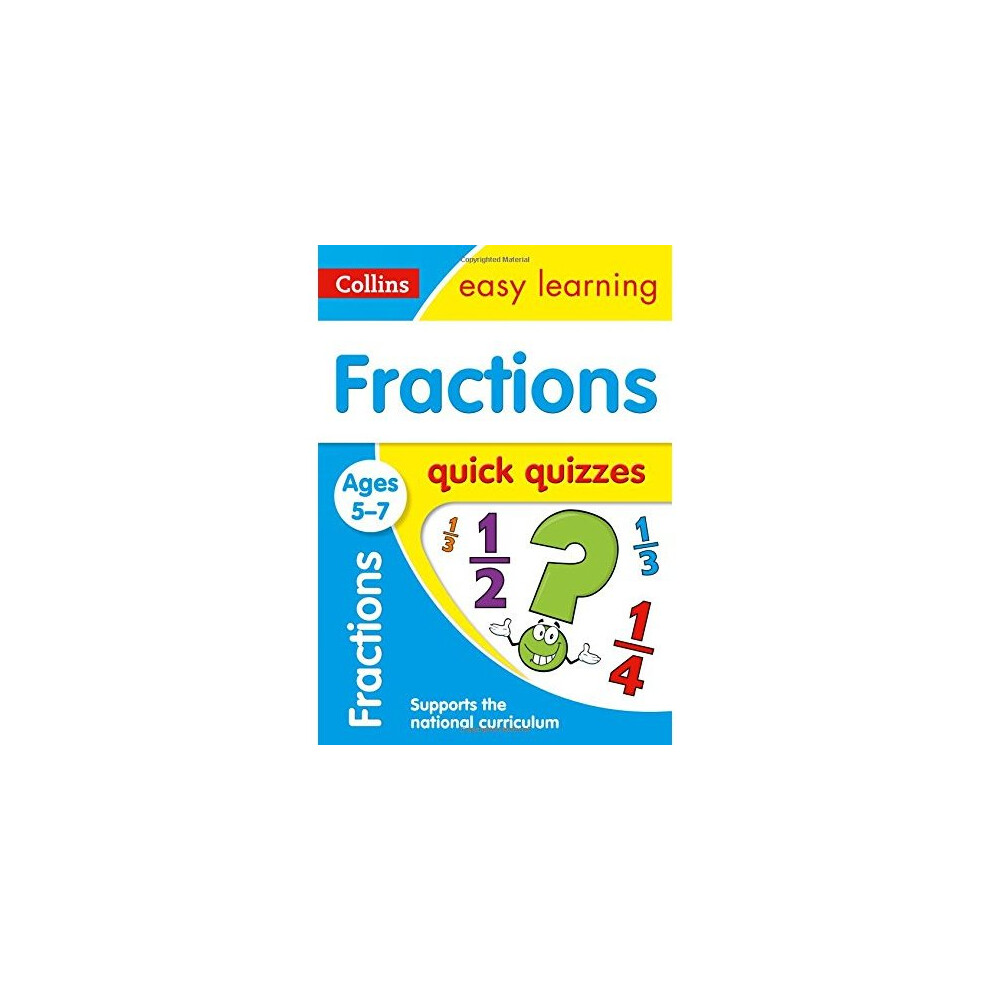 Isdp Fractions Quick Quizzes Ages 5-7 (Collins Easy Learning Ks1)