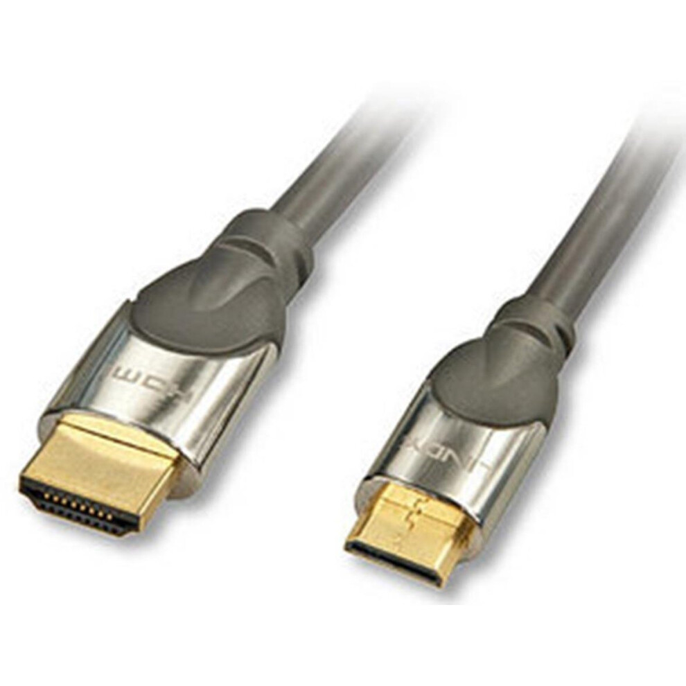 Lindy 0.5 Cromo High Speed Hdmi To Mini Hdmi Cable With Ethernet 4002888414357
