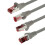 1aTTack 5m CAT6 SSTP Network Patch Cables Set Double Shielded PIMF Twisted Pair with 2 x RJ45 (5 units) - Grey 5
