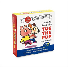 Learn to Read with Tug the Pup and Friends! Box Set 2: Levels Included: C-E (My Very First I Can Read)