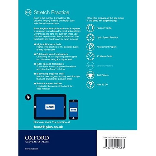 Bond 11+: English Stretch Papers: 8-9 years 2