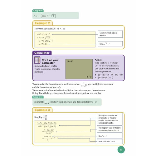Edexcel Further Maths: Core Pure Year 1/AS Level Student Book 2