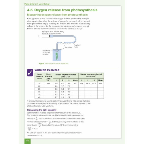 Maths Skills for A Level Biology Second Edition 1