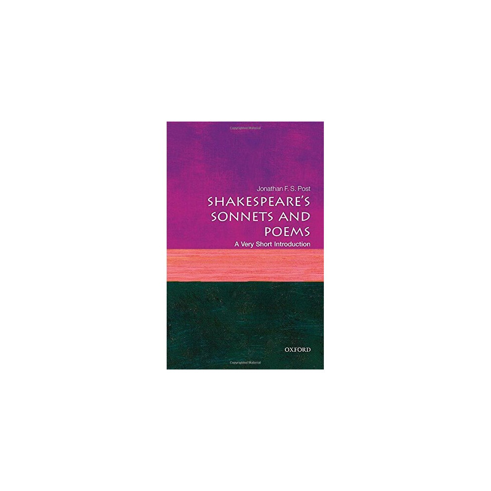 Isdp Shakespeare's Sonnets And Poems: A Very Short Introduction (Very Short Introductions)