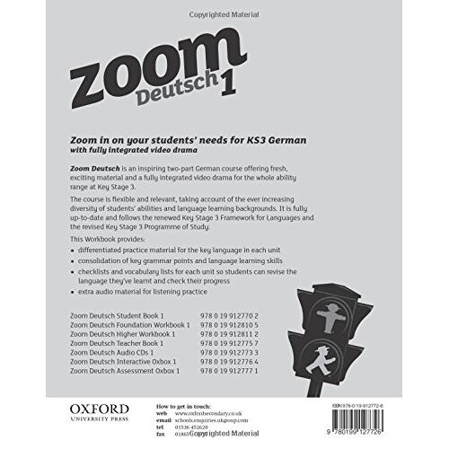 Zoom Deutsch 1 Higher Workbook 1