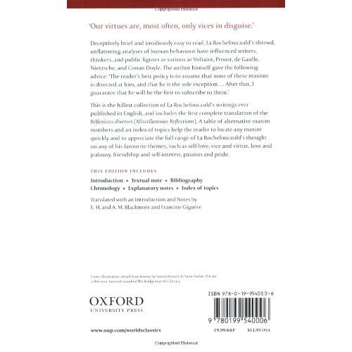 Collected Maxims and Other Reflections (Oxford World's Classics) 1