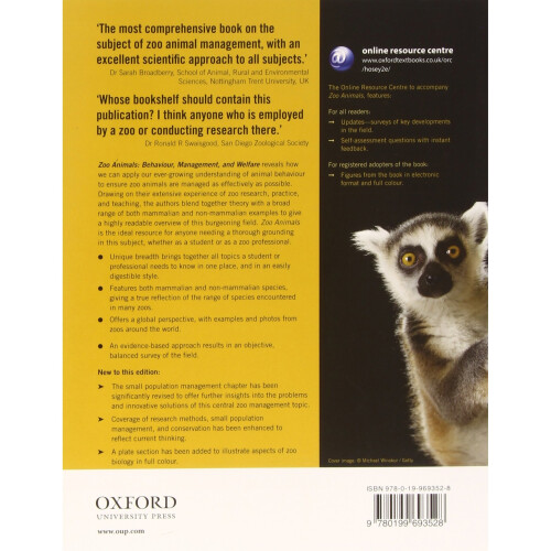 Zoo Animals: Behaviour, Management, and Welfare 2