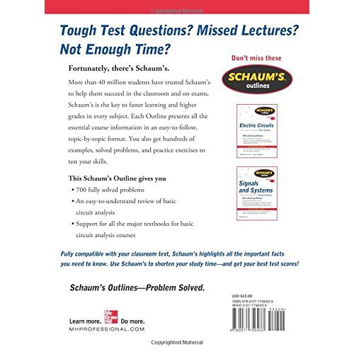 Schaum's Outline of Basic Circuit Analysis, Second Edition (Schaum's Outlines) 1
