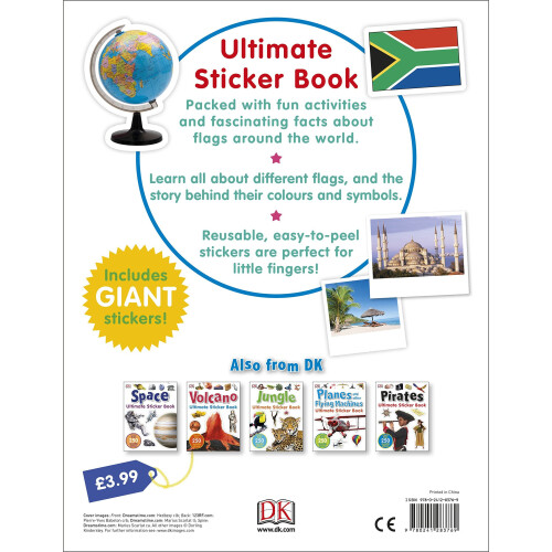 Flags Around the World Ultimate Sticker Book 1