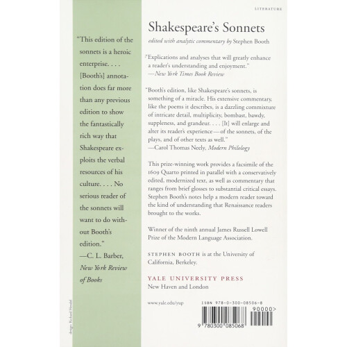 Shakespeare's Sonnets (Yale Nota Bene) 1