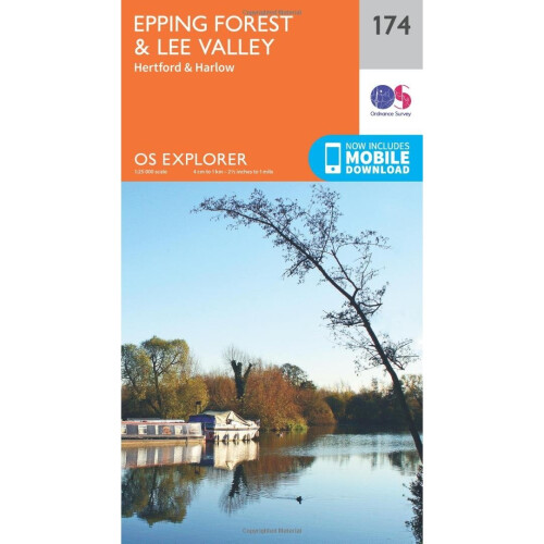 OS Explorer Map (174) Epping Forest & Lee Valley