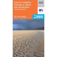 OS Explorer Map (455) South Harris/Ceann a Deas Na Hearadh (OS Explorer Paper Map) (OS Explorer Active Map)