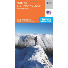 OS Explorer Map (330) Moffat and St Mary's Loch (OS Explorer Paper Map) (OS Explorer Active Map)