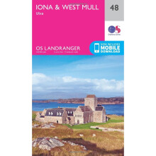 Landranger (48) Iona & West Mull, Ulva (OS Landranger Map)