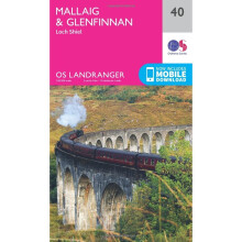 Landranger (40) Mallaig & Glenfinnan, Loch Shiel (OS Landranger Map)