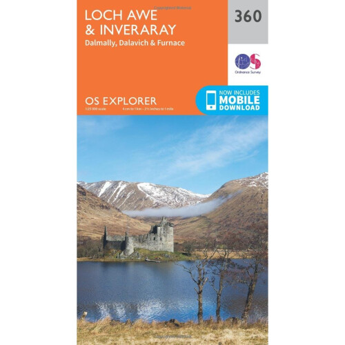 OS Explorer Map (360) Loch Awe and Inveraray (OS Explorer Paper Map) (OS Explorer Active Map)