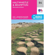 Landranger (86) Haltwhistle & Brampton, Bewcastle & Alston (OS Landranger Map)