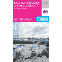 Landranger (83) Newton Stewart & Kirkcudbright, Gatehouse of Fleet (OS Landranger Map)