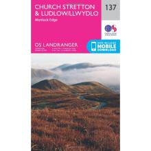Landranger (137) Ludlow & Church Stretton, Wenlock Edge (OS Landranger Map)