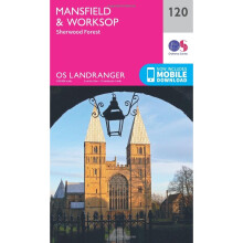 Landranger (120) Mansfield & Worksop, Sherwood Forest (OS Landranger Map)